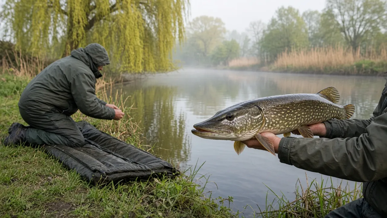 Gesloten tijd voor snoek, snoekbaars en baars aan de Utrechtse kant